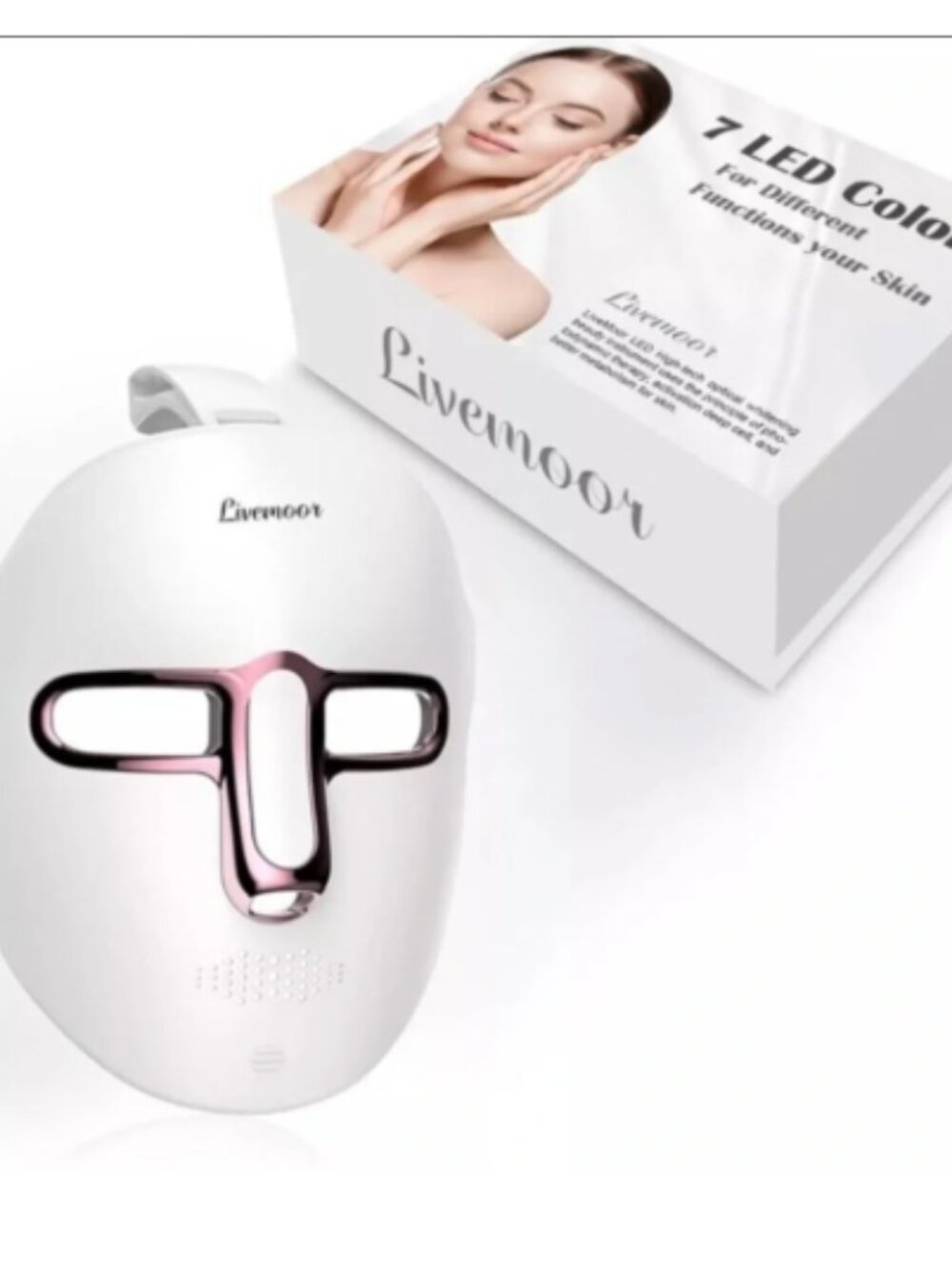 LIVEMOOR 7 LED COLORS-DIFFERENT FUNCTIONS YOUR SKIN-HIGH TECH WHITENING BEAUTY